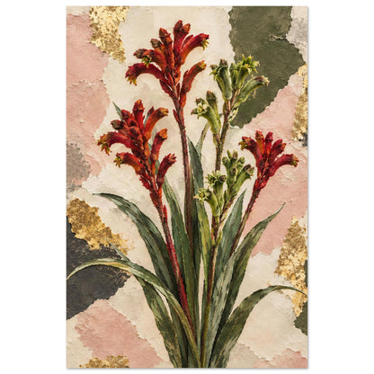 Kangaroo Paw Australian Native Flower Fine Art Poster 60x90 cm 24x36″