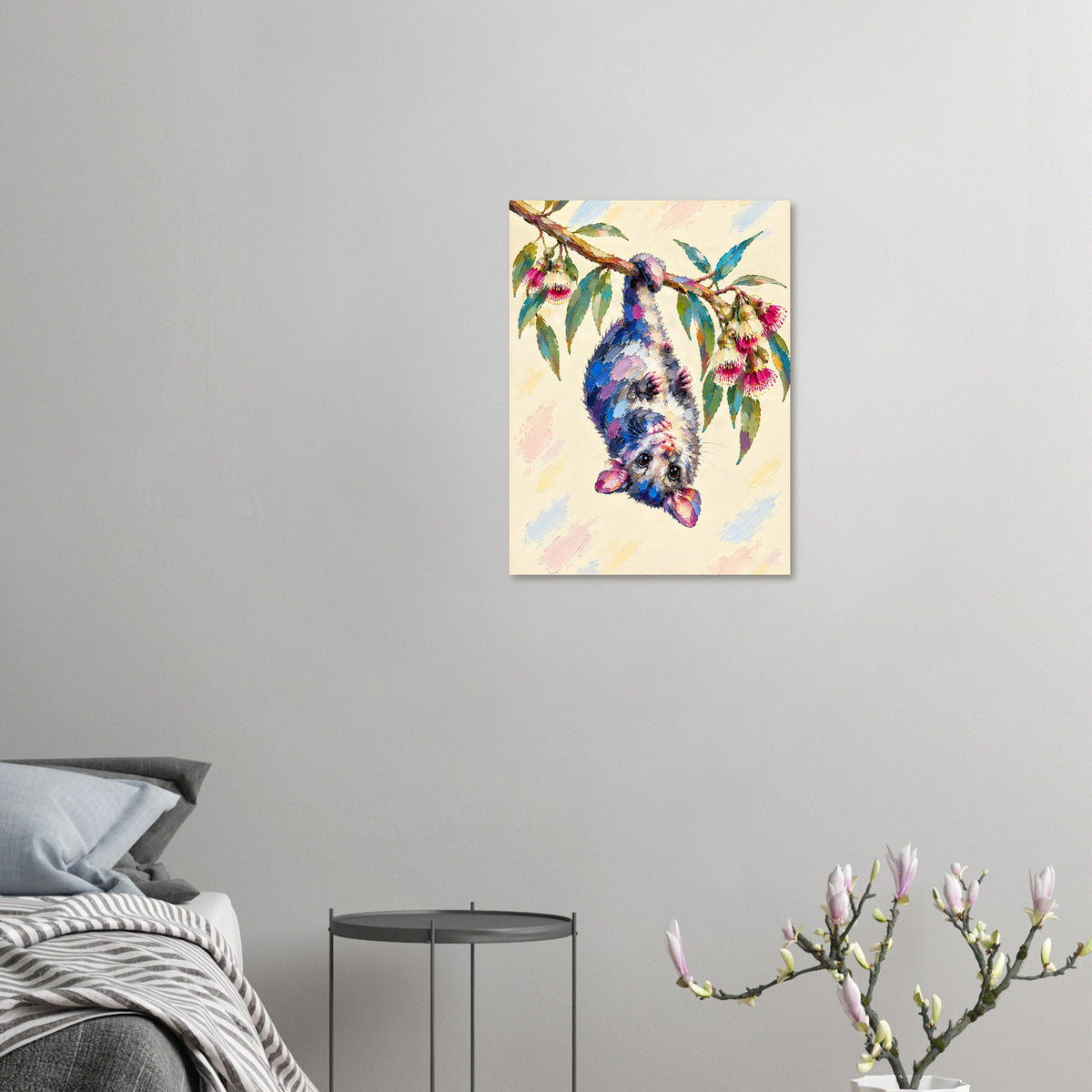Possum Painted Australian Animal Fine Art Poster