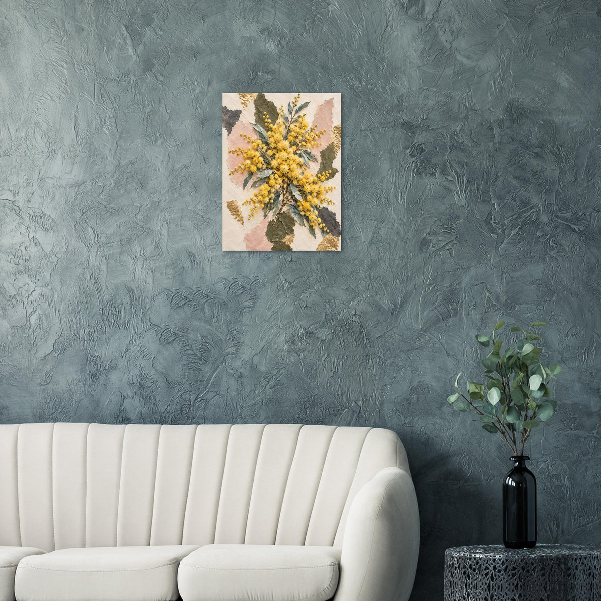 Golden Wattle Australian Native Flower Fine Art Poster