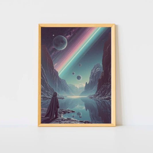 Cosmic Serenity Fine Art Poster – Explore the Cosmos