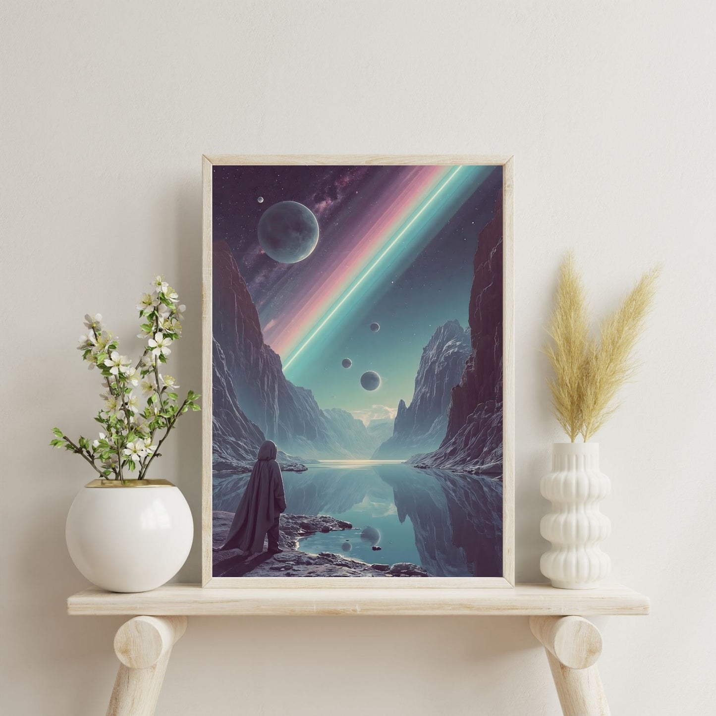 Cosmic Serenity Fine Art Poster – Explore the Cosmos