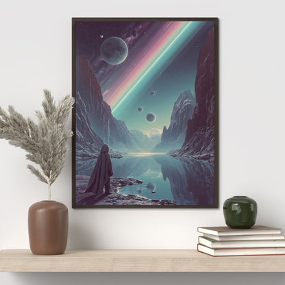 Cosmic Serenity Fine Art Poster – Explore the Cosmos