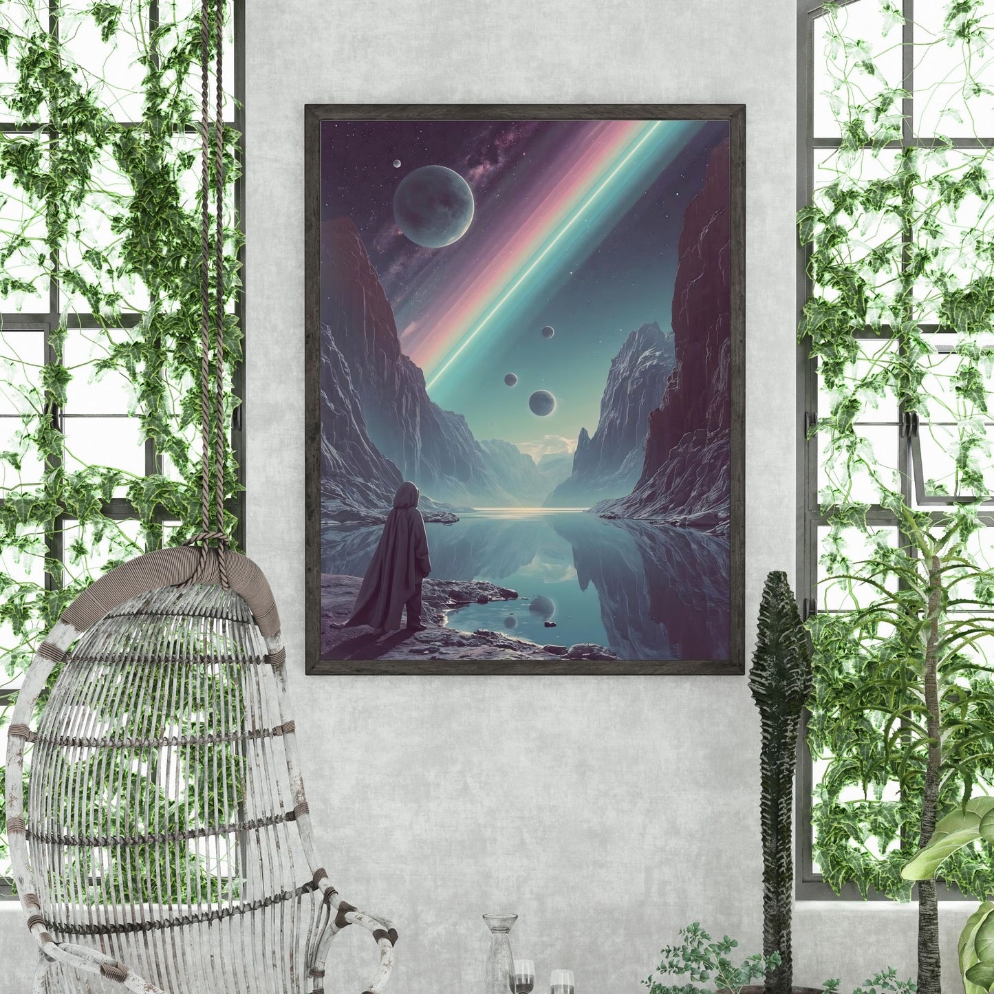 Cosmic Serenity Fine Art Poster – Explore the Cosmos