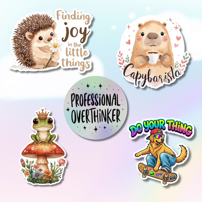 Best Sellers Sticker 5-Pack | Vinyl Decal Bundle | Adesiva