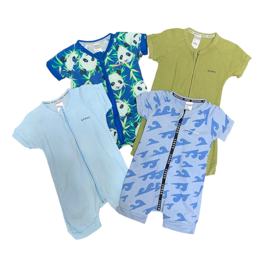 Bonds | Bundle of 6 Baby Rompers | Wondersuit Wondercool Wonderfresh | Size 0 6-12M | Pre-Owned