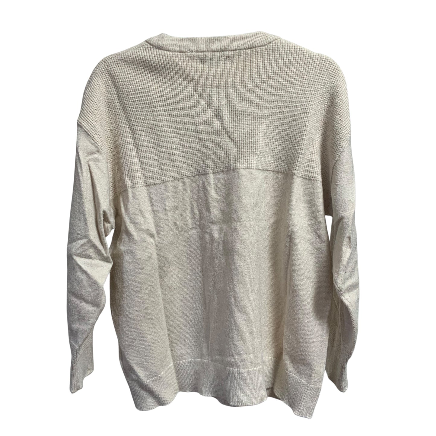 Next Boys Knit Sweater | Beige Cream with Pocket | Size 4-5 | Pre-Owned