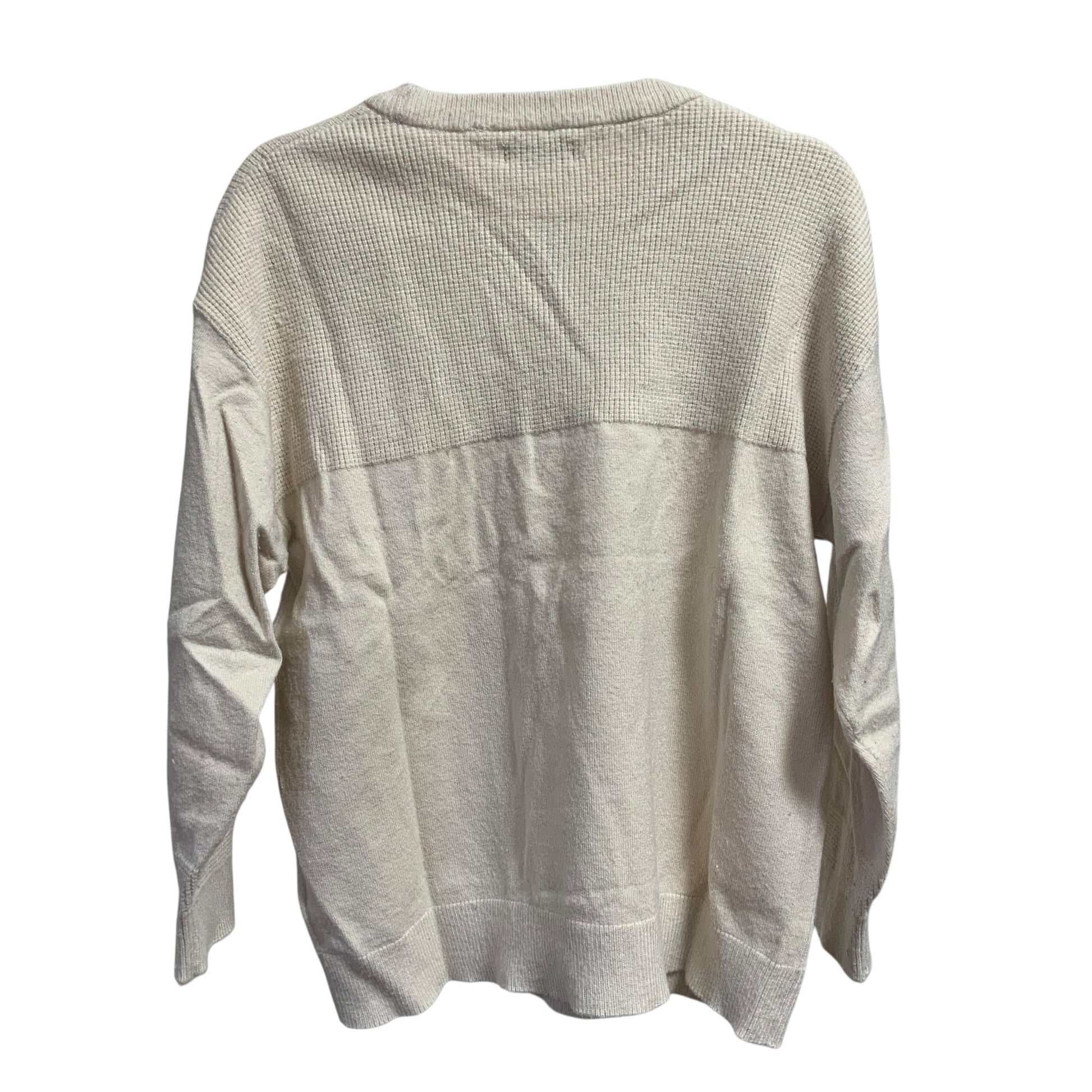 Next Boys Knit Sweater | Beige Cream with Pocket | Size 4-5 | Pre-Owned