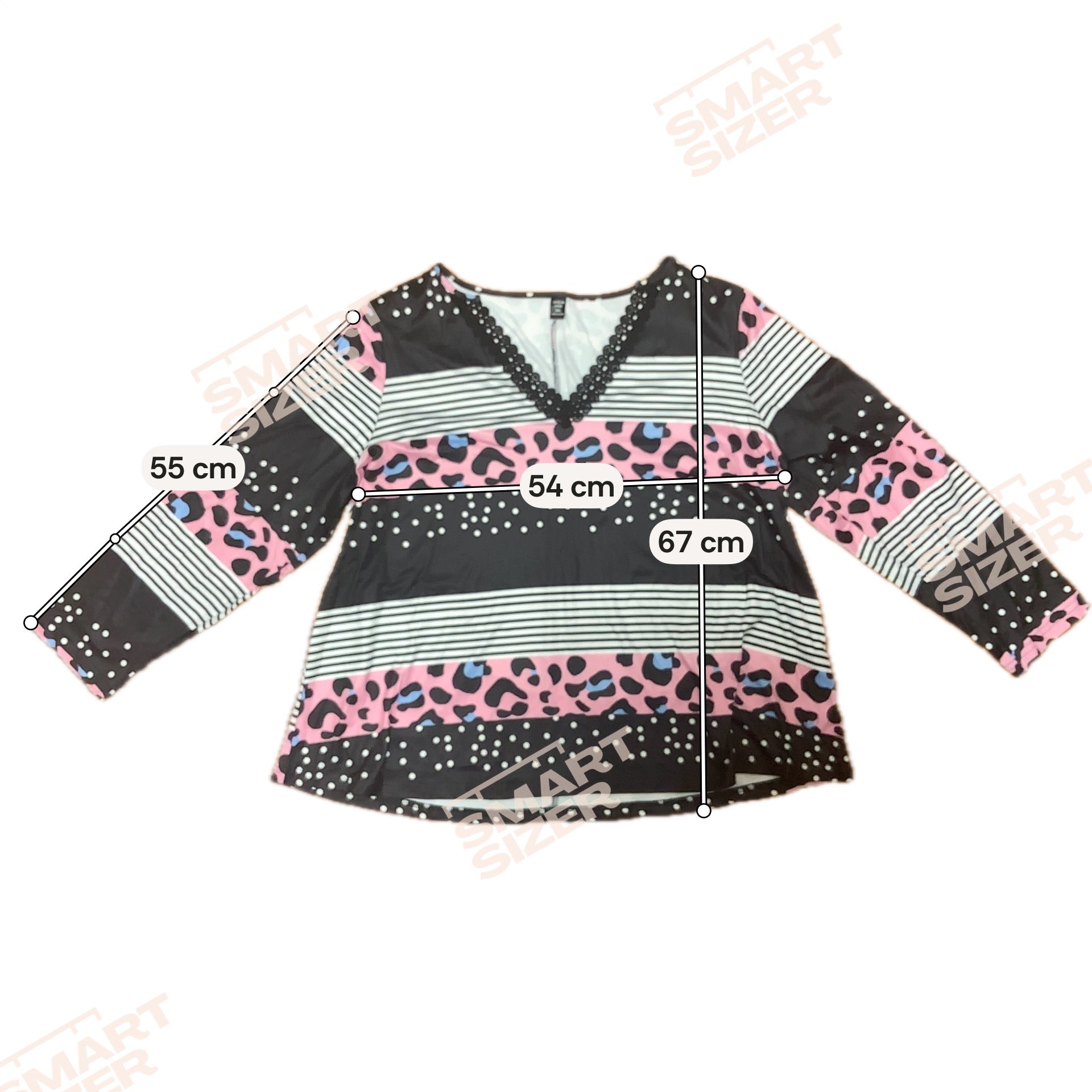 Shein Curve Womens Top | Leopard Print Lace | Size 2XL | NWOT