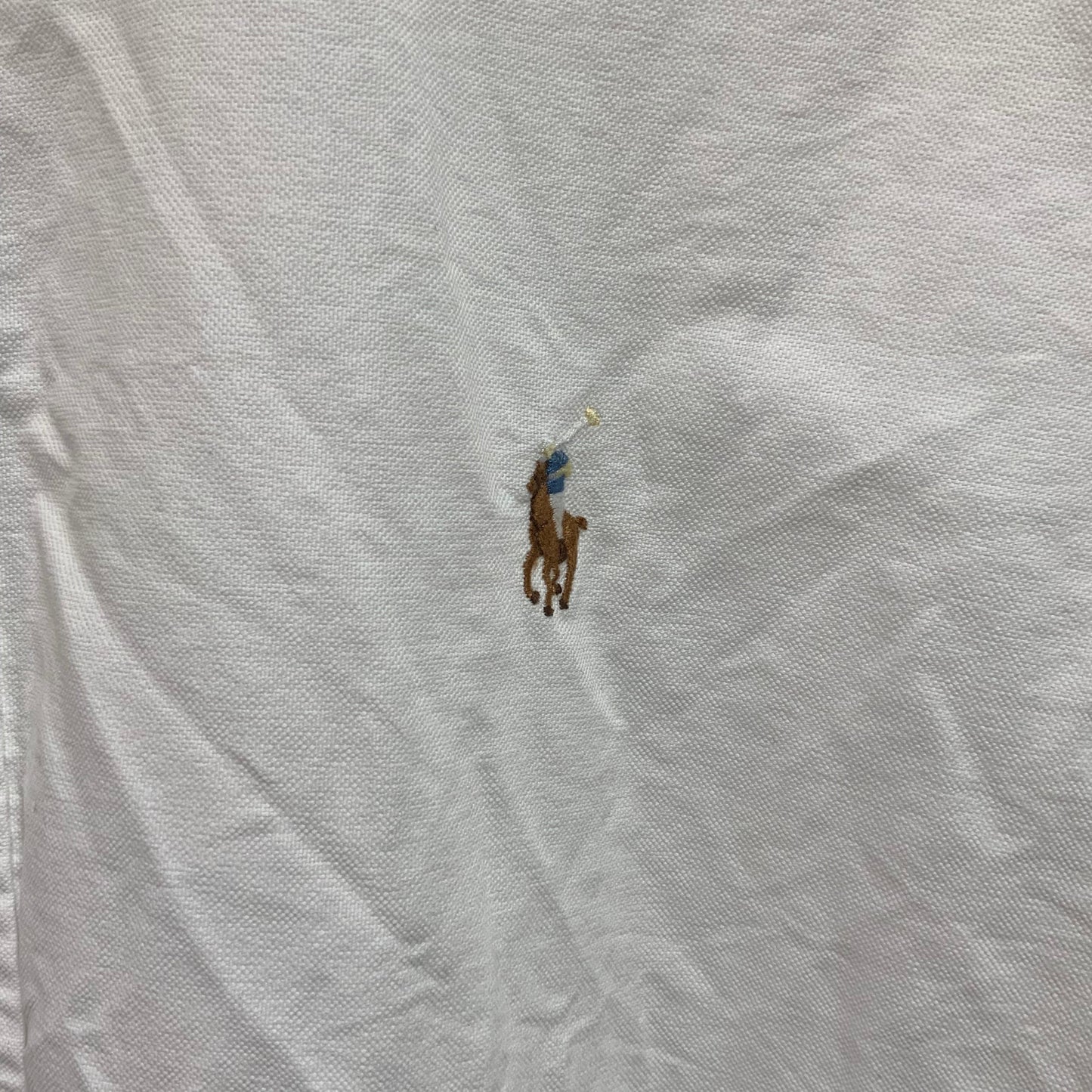 Ralph Lauren Custom Fit White Oxford Shirt 1 | Size L | Pre-Owned