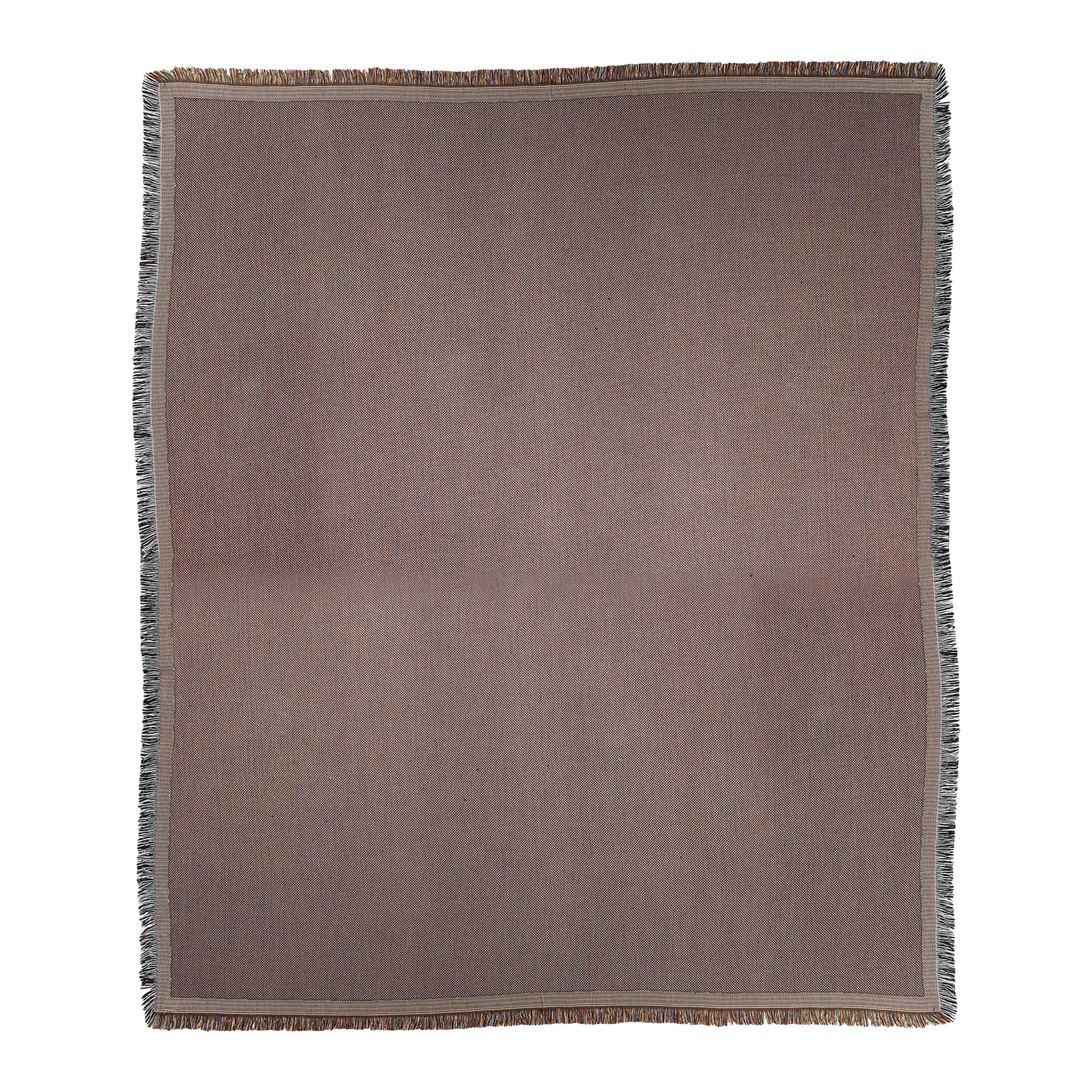 Abstract Brushstroke Woven Blanket | Neutral Modern Boho Printed Throw | Cozy Tapestry with Fringed Edges