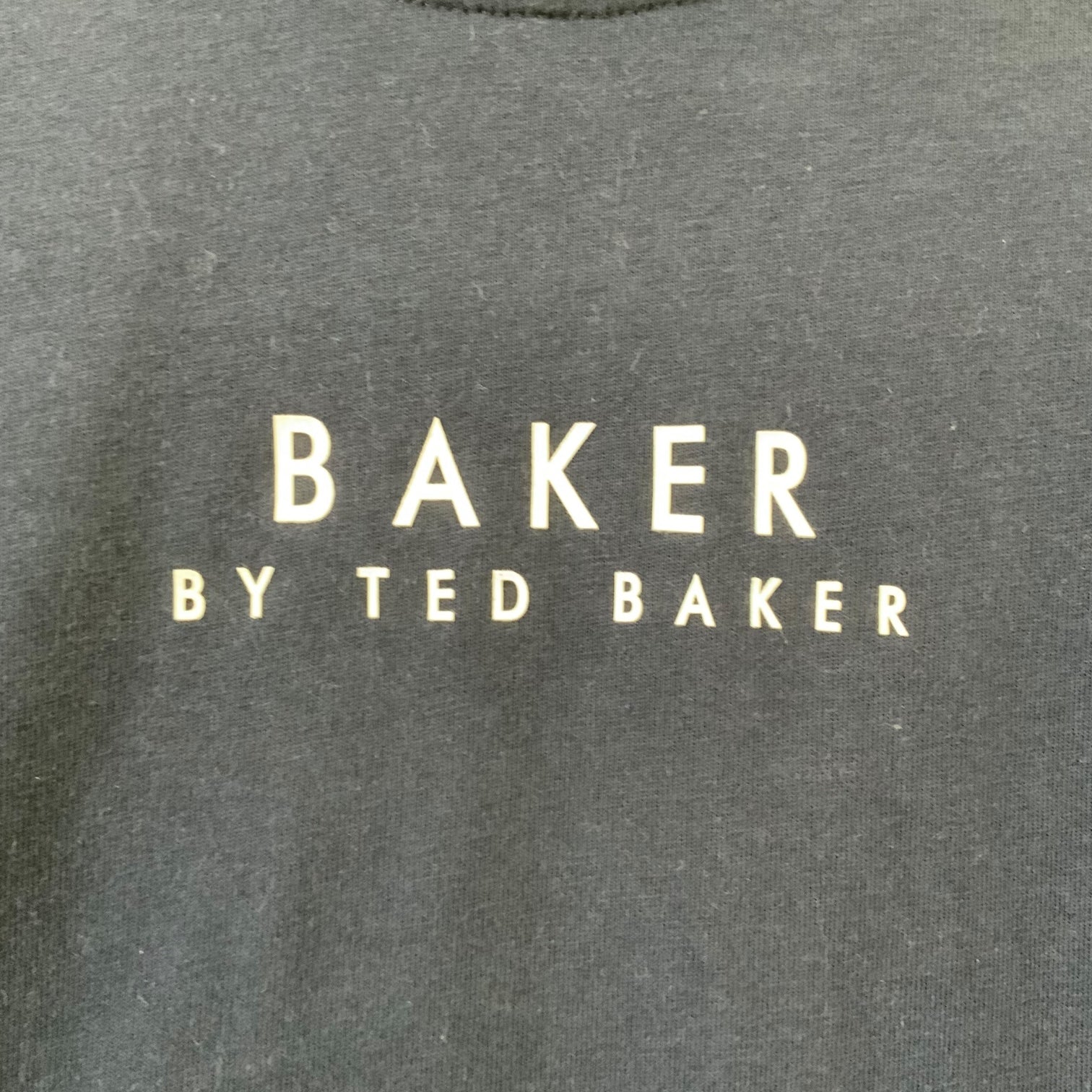 Baker by Ted Baker | Boys T-Shirt | Navy | Short Sleeve | Cotton | Size 4 | Pre-Owned