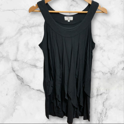 Freez Women's Black Short Dress | Sleeveless | Rayon Lycra Blend | L | Pre-Owned