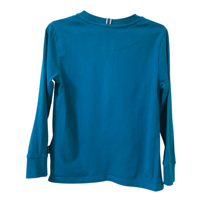 Baker by Ted Baker | Boys T-Shirt | Teal | Long Sleeve | Cotton | Size 4 | Pre-Owned