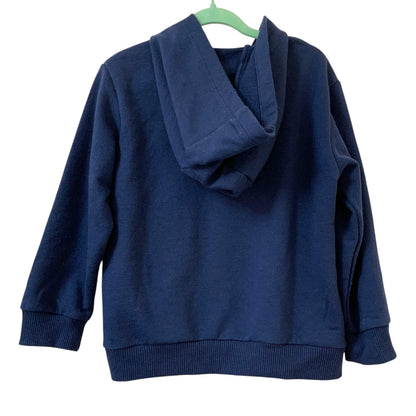 United Colors of Benetton | Boys Jacket | Navy | Hooded | Fleece | 4-5 Years | Pre-Owned