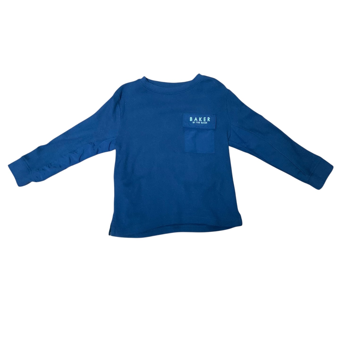 Ted Baker | Boys T-Shirt | Navy | Long Sleeve | Cotton | 3-4 Years | Pre-Owned