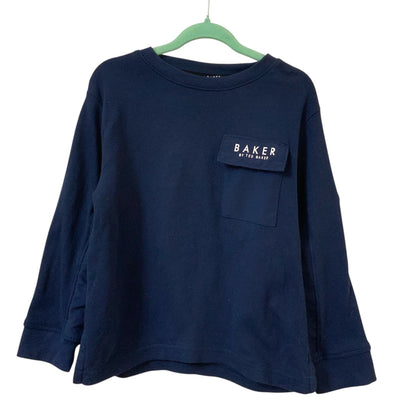 Ted Baker | Boys T-Shirt | Navy | Long Sleeve | Cotton | 3-4 Years | Pre-Owned