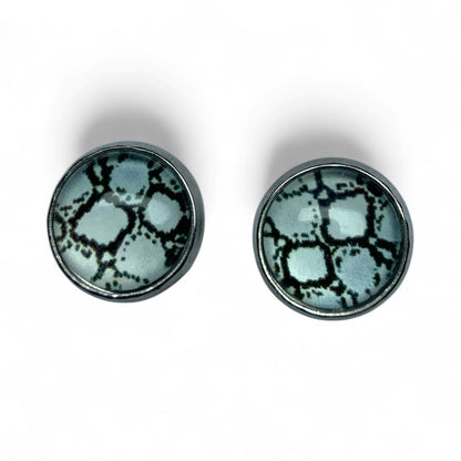 Wild Animal Print Stud Earrings | Statement Studs | 10mm | 10 Prints