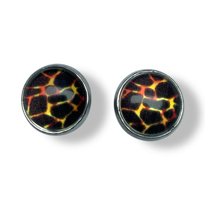 Wild Animal Print Stud Earrings | Statement Studs | 10mm | 10 Prints