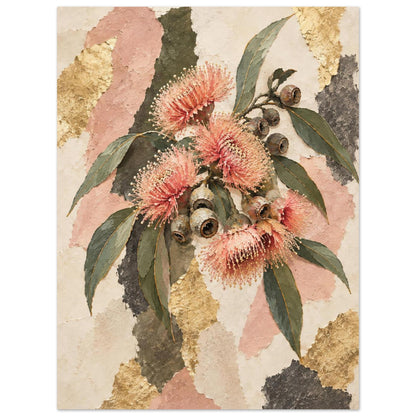 Flowering Gum Australian Native Flower Fine Art Poster 45x60 cm 18x24″