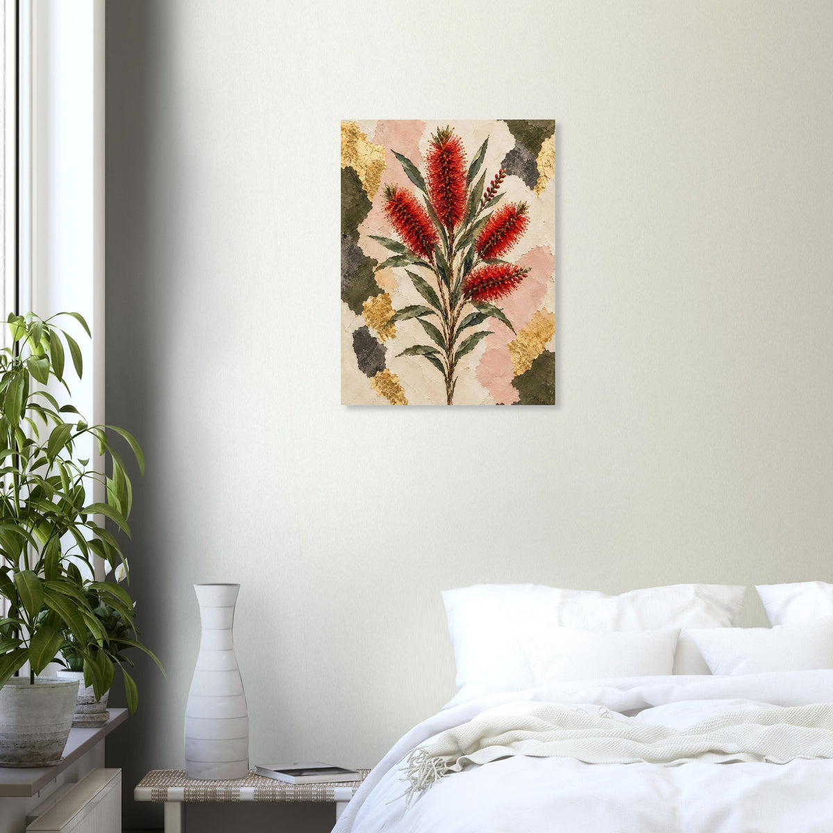 Bottlebrush Australian Native Flower Fine Art Poster