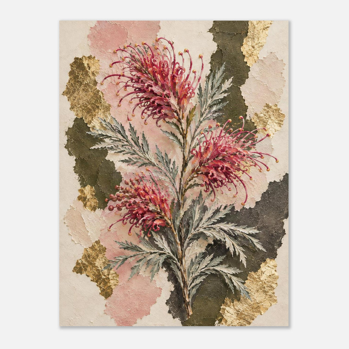 Grevillea Australian Native Flower Fine Art Poster
