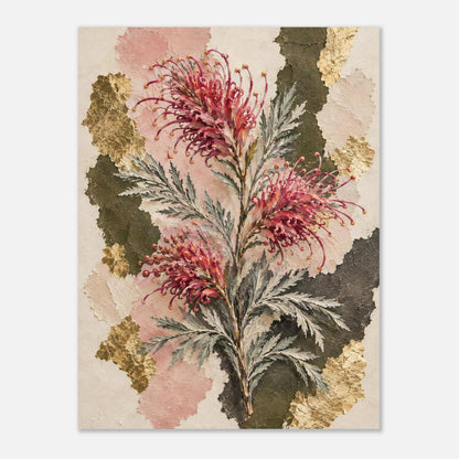Grevillea Australian Native Flower Fine Art Poster