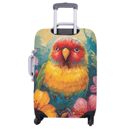 Tropical Lovebird Luggage Cover
