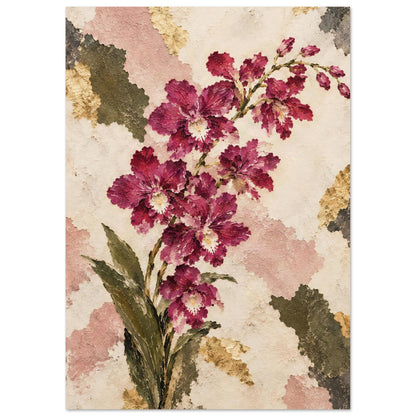 Cooktown Orchid Australian Native Flower Fine Art Poster A2 (42 x 59.4 cm)