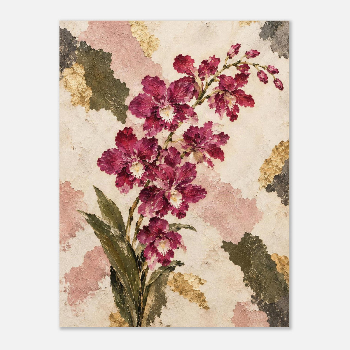 Cooktown Orchid Australian Native Flower Fine Art Poster