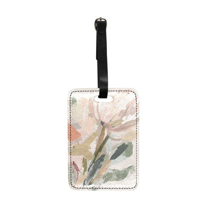 Abstract Floral Botanical Luggage Tag
