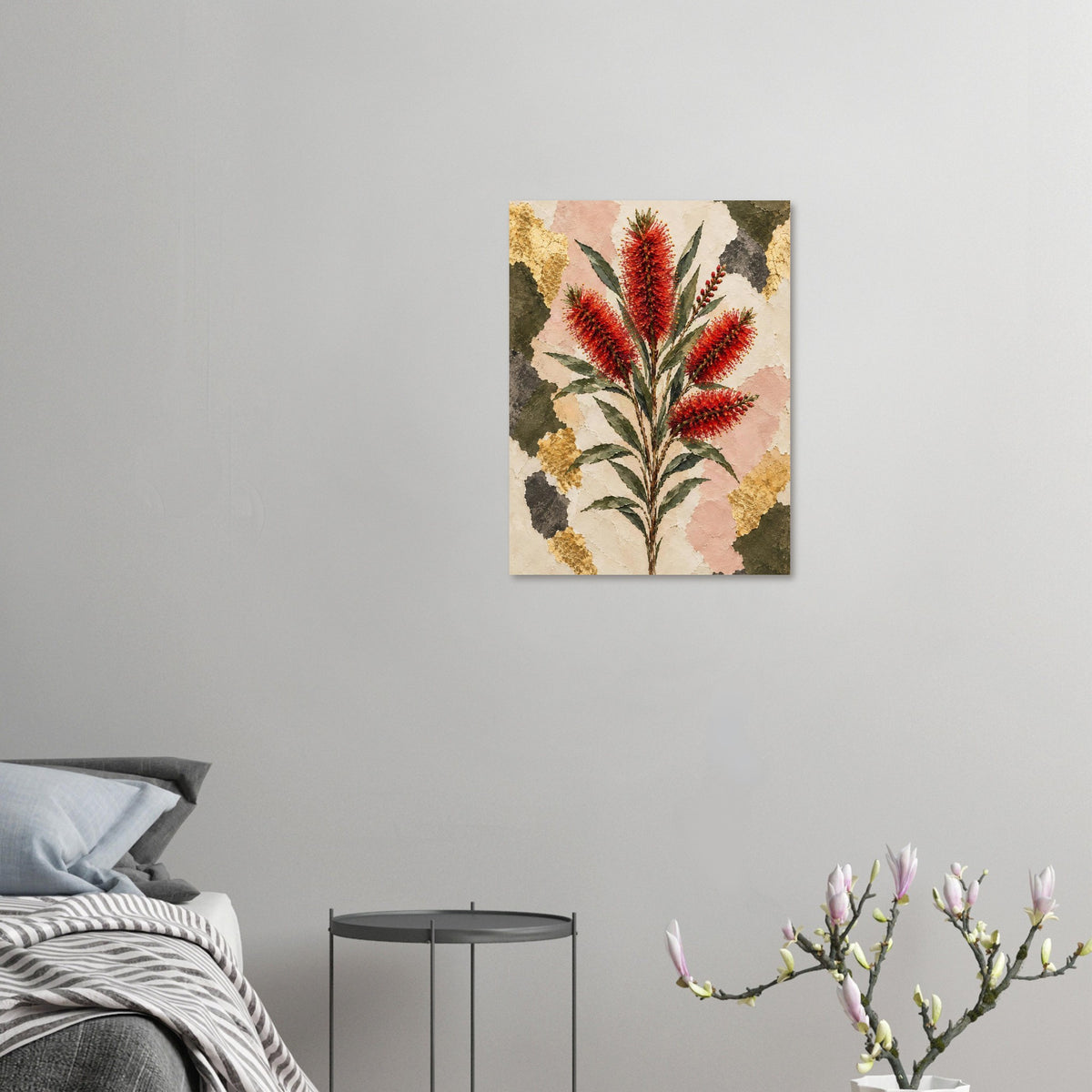 Bottlebrush Australian Native Flower Fine Art Poster