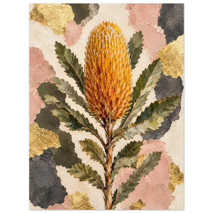 Banksia Australian Native Flower Fine Art Poster 45x60 cm 18x24″