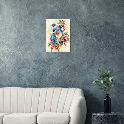 Koala Painted Australian Animal Fine Art Poster