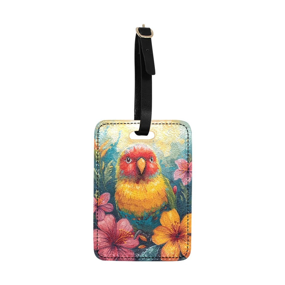 Tropical Lovebird Luggage Cover One Size ART00018 - Luggage Tag Luggage Tag
