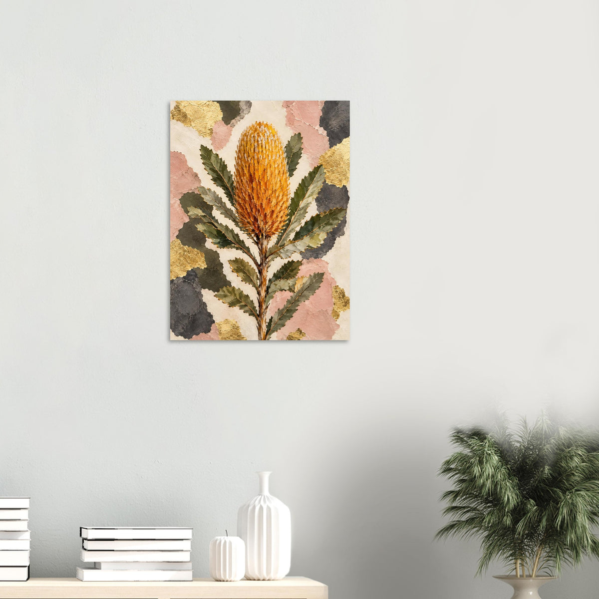 Banksia Australian Native Flower Fine Art Poster