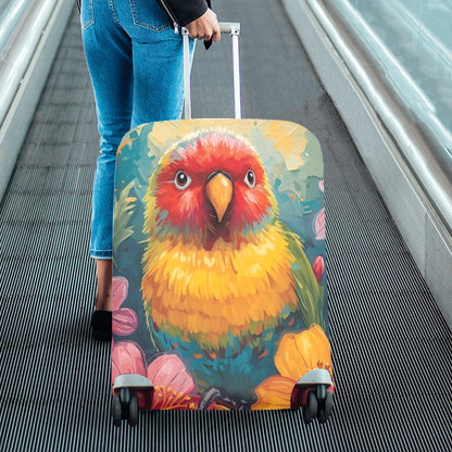 Tropical Lovebird Luggage Cover