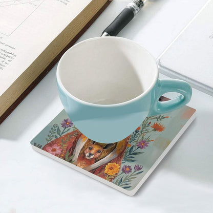 Kangaroo & Joey Ceramic Coasters (Set of 4 or 6)