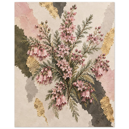 Boronia Australian Native Flower Fine Art Poster 20x25 cm 8x10″