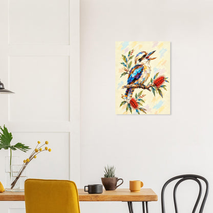 Kookaburra Painted Australian Animal Fine Art Poster