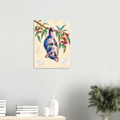 Possum Painted Australian Animal Fine Art Poster