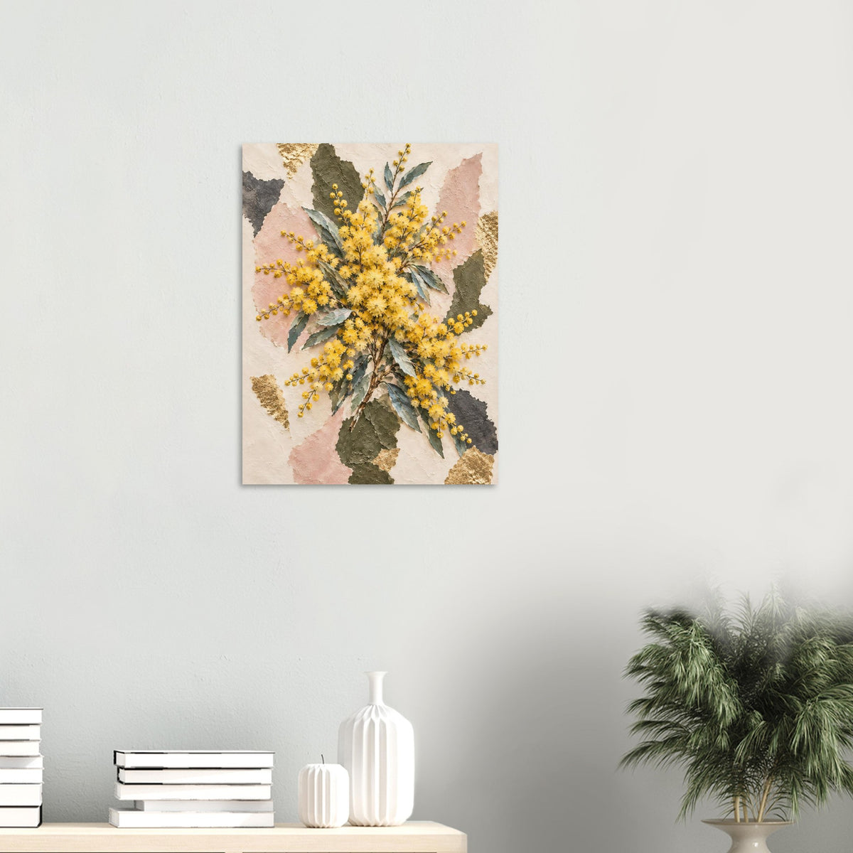 Golden Wattle Australian Native Flower Fine Art Poster