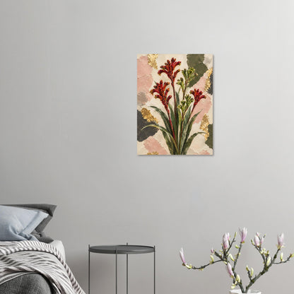 Kangaroo Paw Australian Native Flower Fine Art Poster