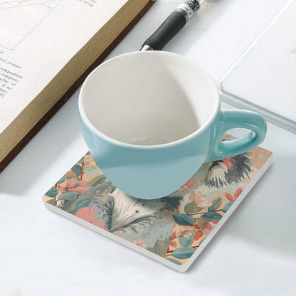 Koala in Bloom Ceramic Coasters (Set of 4 or 6)