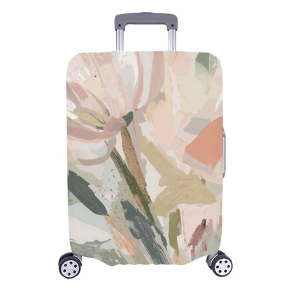 Abstract Floral Botanical Luggage Cover One Size ART00003 - L Luggage Cover Luggage Cover (Large Size) (26"-28")