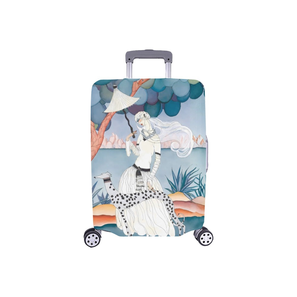 Gentle Companionship Luggage Cover One Size ART00002 - S Luggage Cover Luggage Cover (18"-21") (Small)