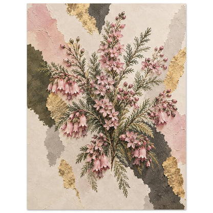 Boronia Australian Native Flower Fine Art Poster 27x35 cm 11x14″