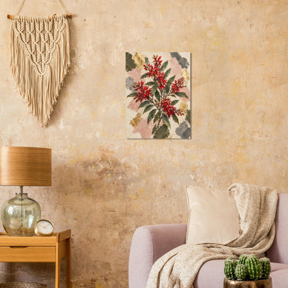 NSW Christmas Bush Australian Native Flower Fine Art Poster