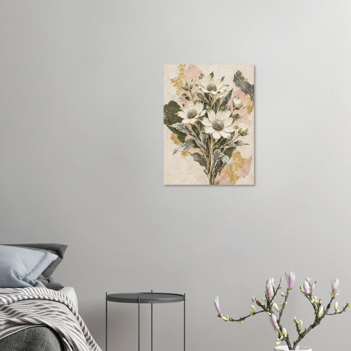 Flannel Flower Australian Native Flower Fine Art Poster