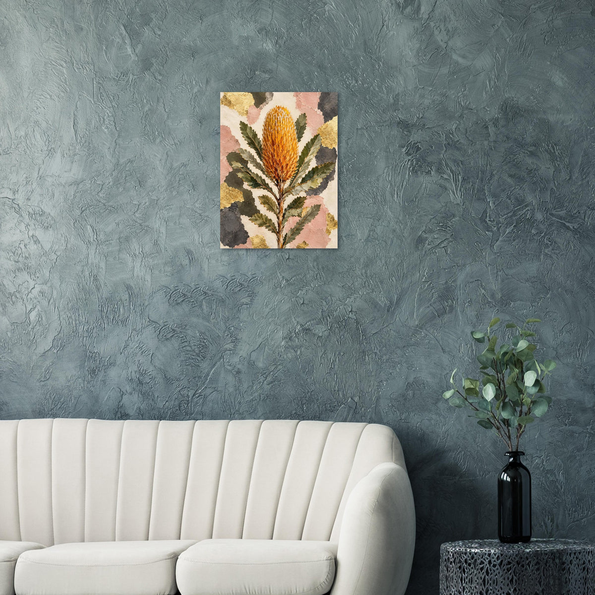 Banksia Australian Native Flower Fine Art Poster
