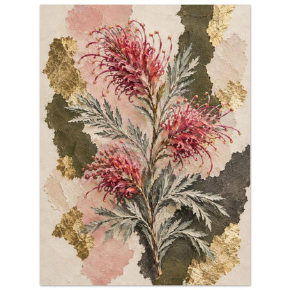 Grevillea Australian Native Flower Fine Art Poster 45x60 cm 18x24″